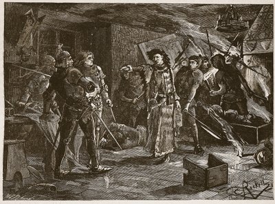 Arrest of the conspirators at Cirencester, illustration from 